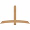 Ekena Millwork Bellingham Timber Gable Bracket, Western Red Cedar, 72"W x 45"H x 3 1/2"D x 5 1/2"F, 15/12 Pitch GBW072X45X0406BEL00SWR - alternate 1